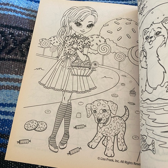 Lisa Frank Coloring Book Unused - Picture 5 of 6